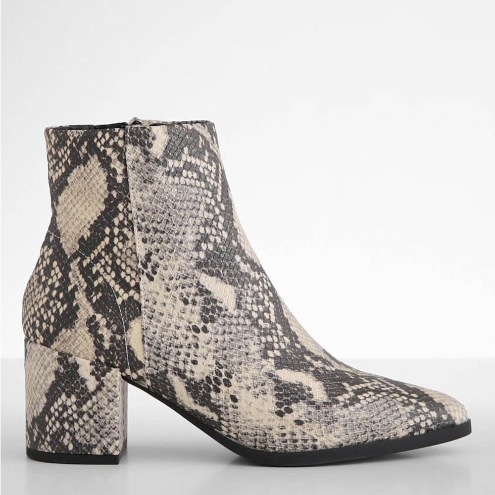 Madden Girl Snake Skin Ankle Boots